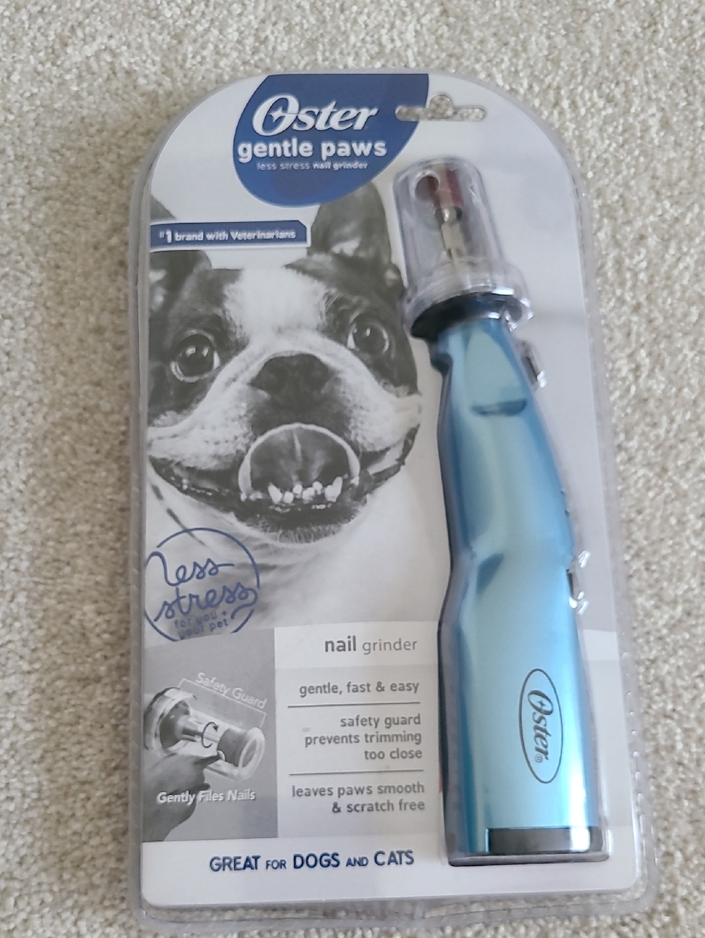New OSTER Gentle Paws  Nail Grinder For Dogs And Cats Never Opened